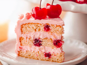 Cherry Chip Cake