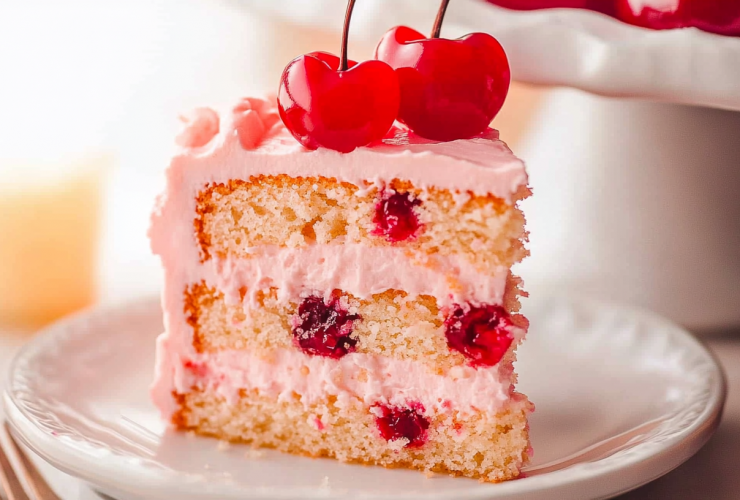 Cherry Chip Cake