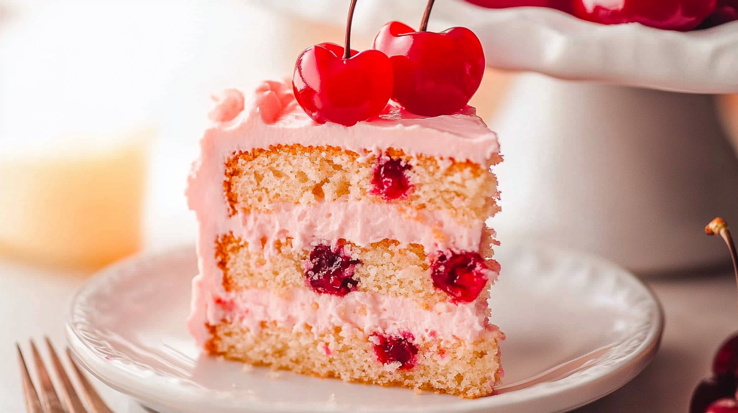 Cherry Chip Cake