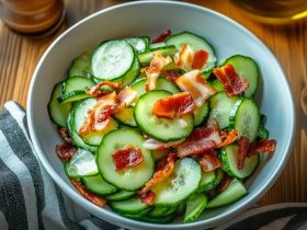 Cucumber Bacon Salad