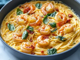Tuscan Shrimp Pasta