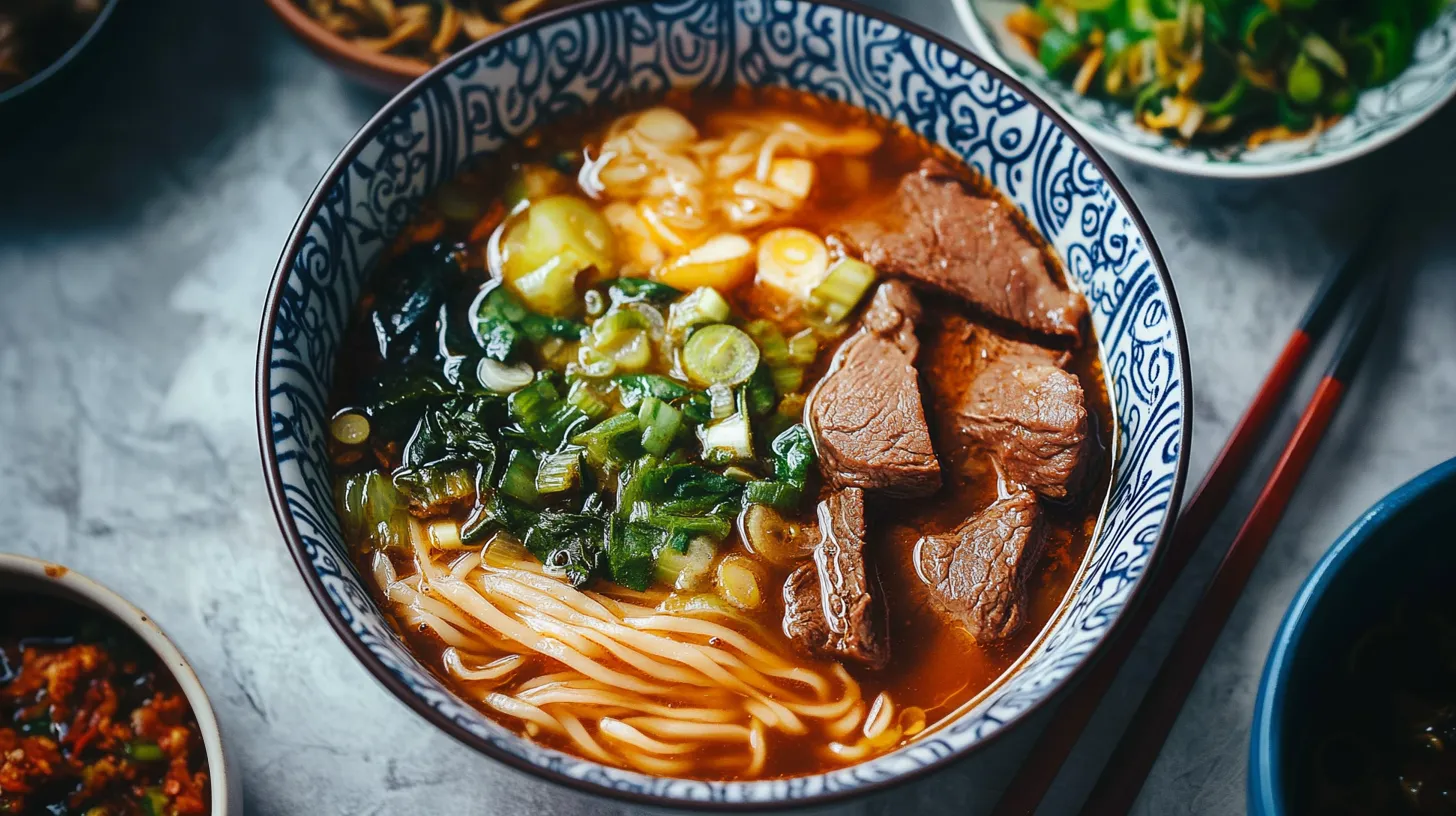 Taiwanese Beef Noodle Soup