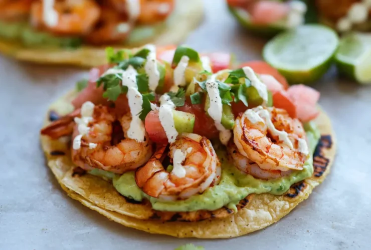 Shrimp Tostadas