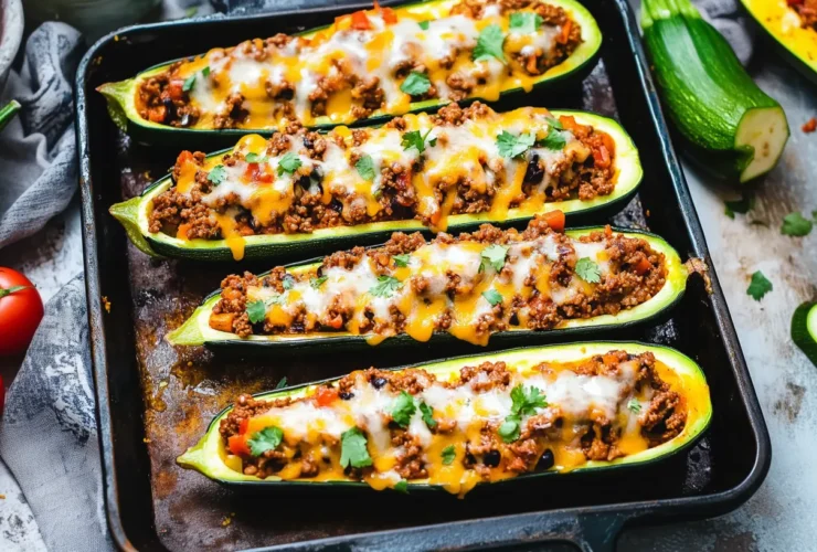 Stuffed Zucchini Boats