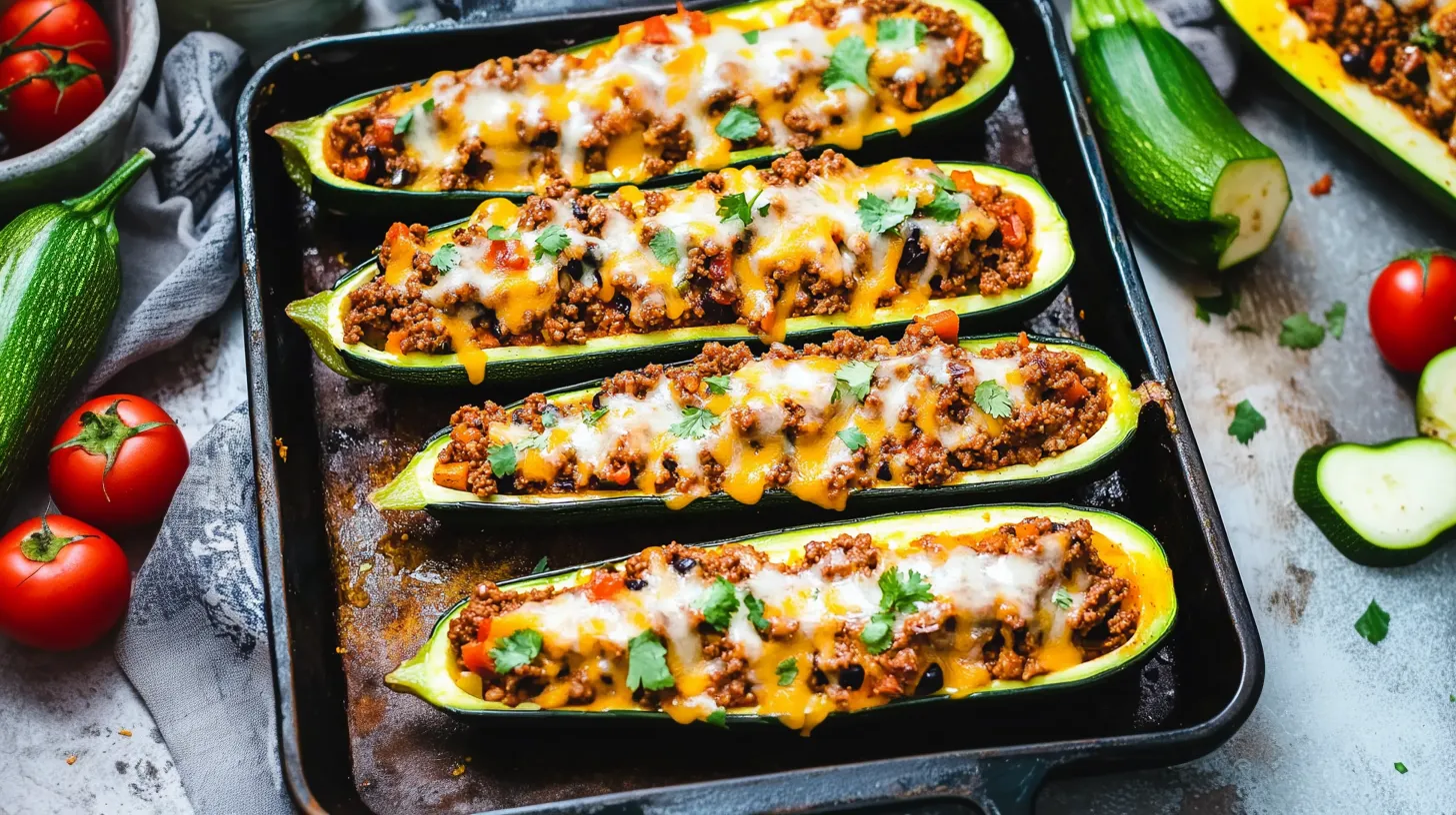 Stuffed Zucchini Boats