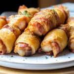 Crab and Bacon Rolls