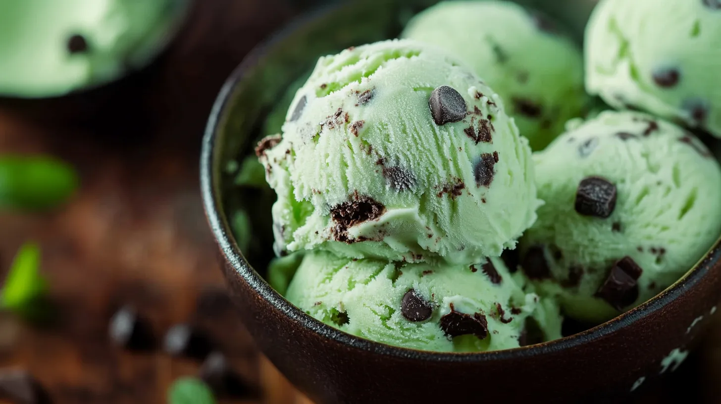 Mint Chocolate Chip Ice Cream