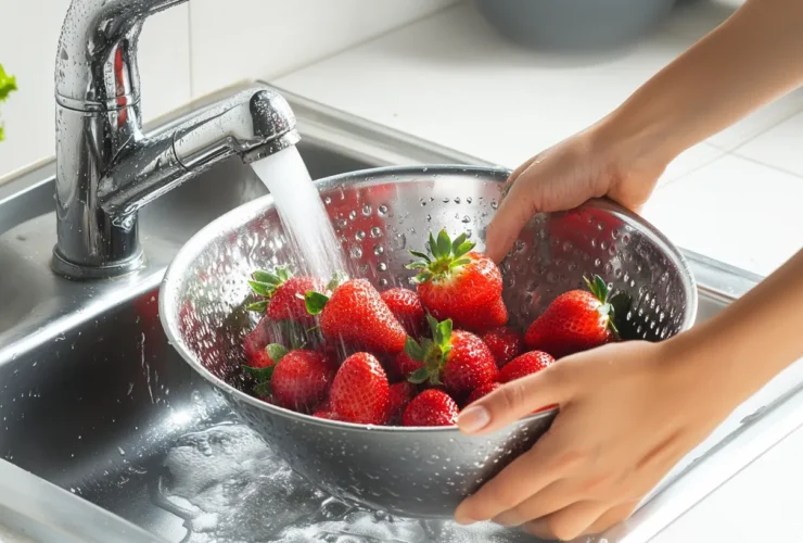 Wash Strawberries