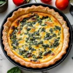 Cheesy Spinach Quiche