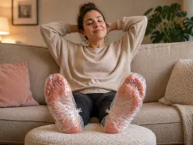 She Put Plastic Bags Over Her Feet - The Reason Why Will Have You Doing The Same