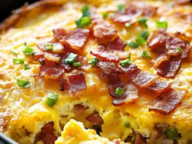 Bacon Egg and Hash Brown Casserole for a Lazy Weekend Breakfast