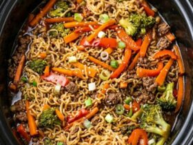 Slow Cooker Beef Ramen