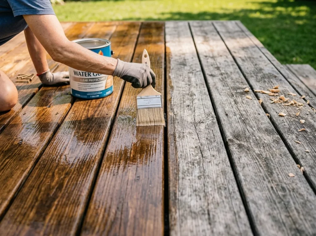 She Lays A Tarp Over Her Deck for This And Other Brilliant Summer Backyard Ideas!
