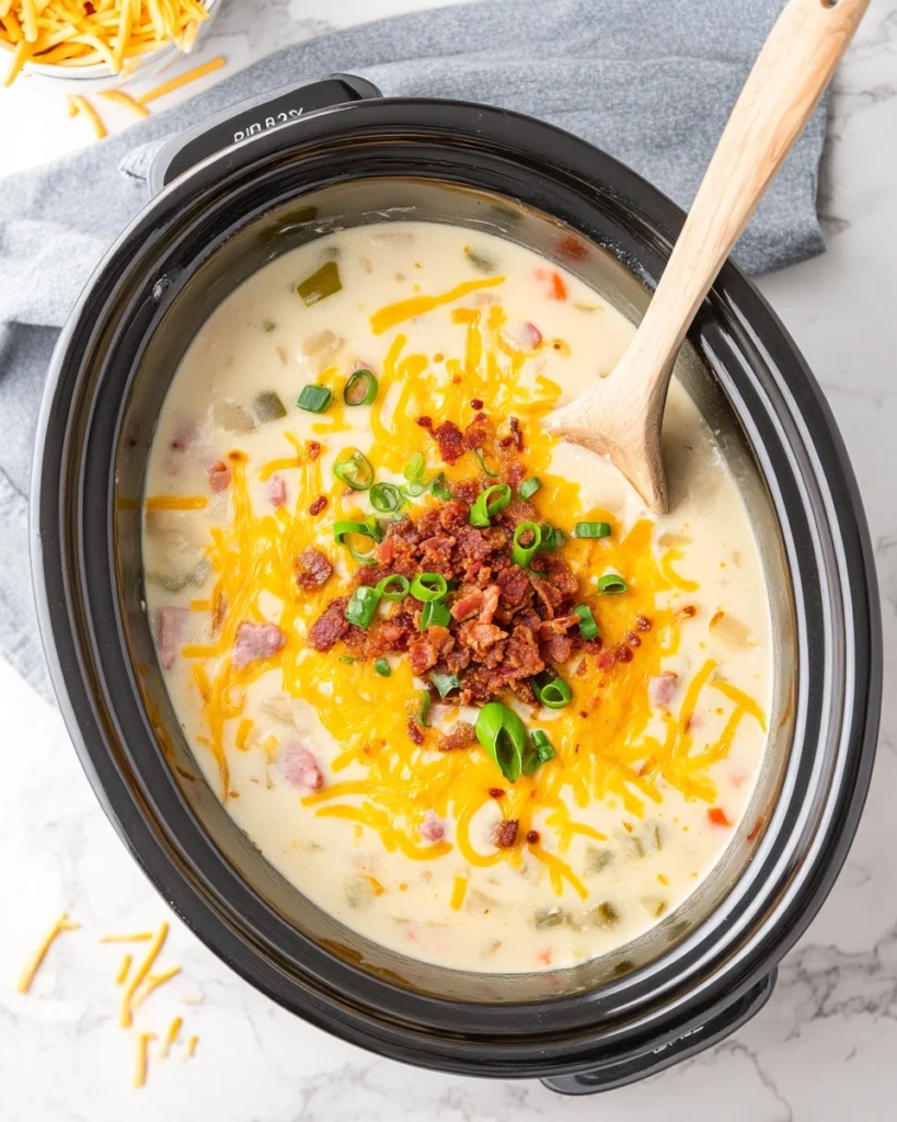 Paula Deen’s Crockpot Potato Soup

