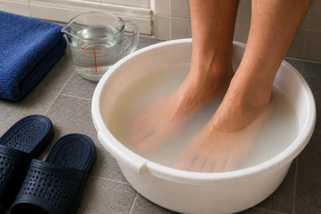 Here’s What Happens When You Soak Your Feet In Vinegar — And Why So Many People Are Trying It