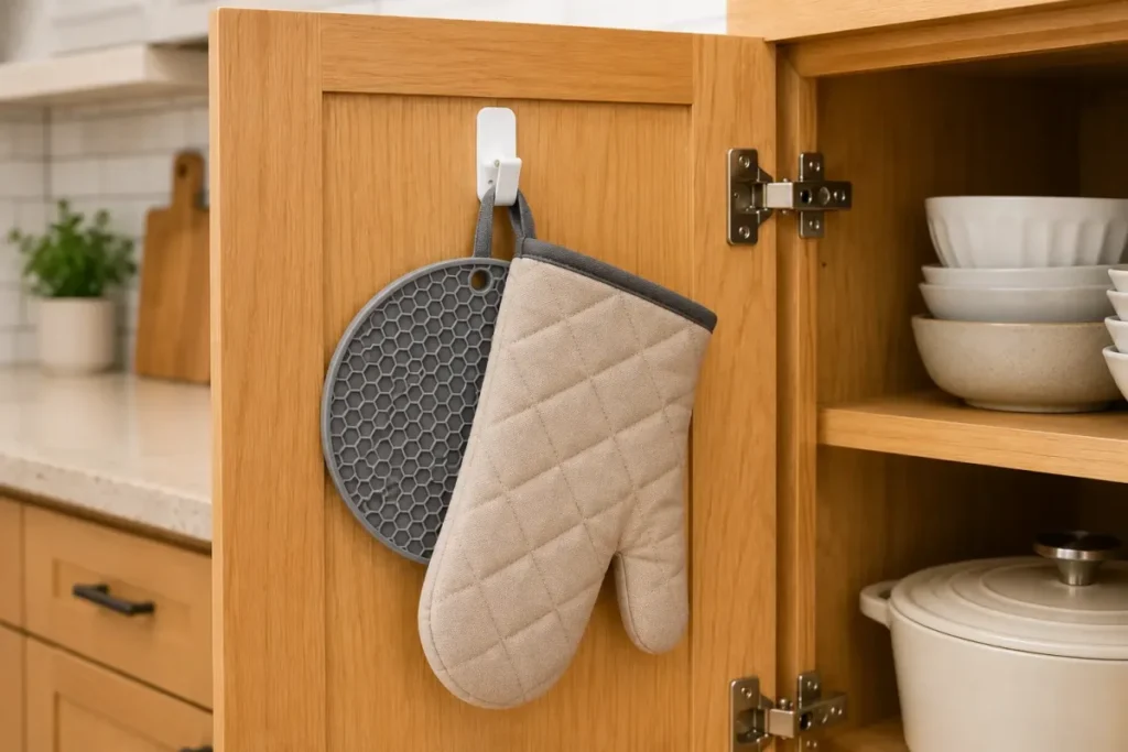 Clever Ways to Use Adhesive Hooks in Your Kitchen You're Probably Missing Out On