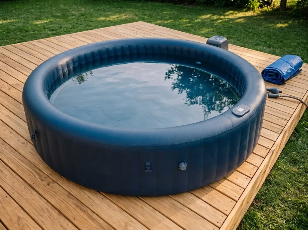 She Lays A Tarp Over Her Deck for This And Other Brilliant Summer Backyard Ideas!
