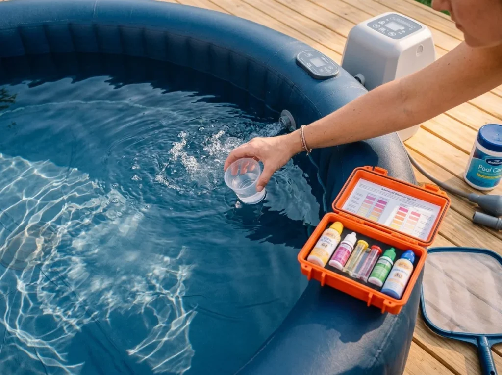She Lays A Tarp Over Her Deck for This And Other Brilliant Summer Backyard Ideas!
