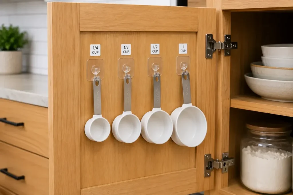 Clever Ways to Use Adhesive Hooks in Your Kitchen You're Probably Missing Out On