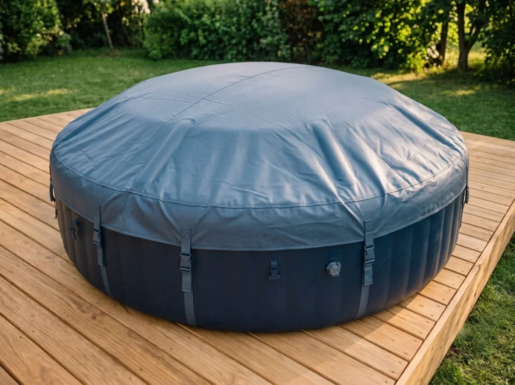 She Lays A Tarp Over Her Deck for This And Other Brilliant Summer Backyard Ideas!
