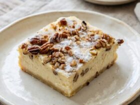 Pecan Cheesecake Bars