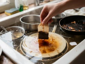She Put A Tea Bag In A Sink Full Of Dirty Dishes