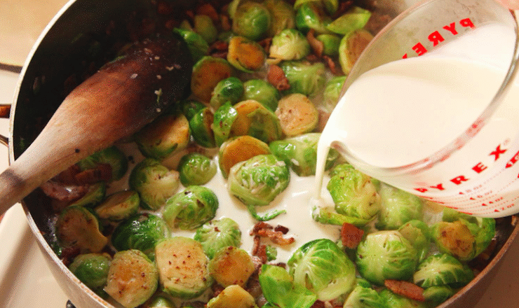 This is the reason why you should always cook your Brussels sprouts in milk!