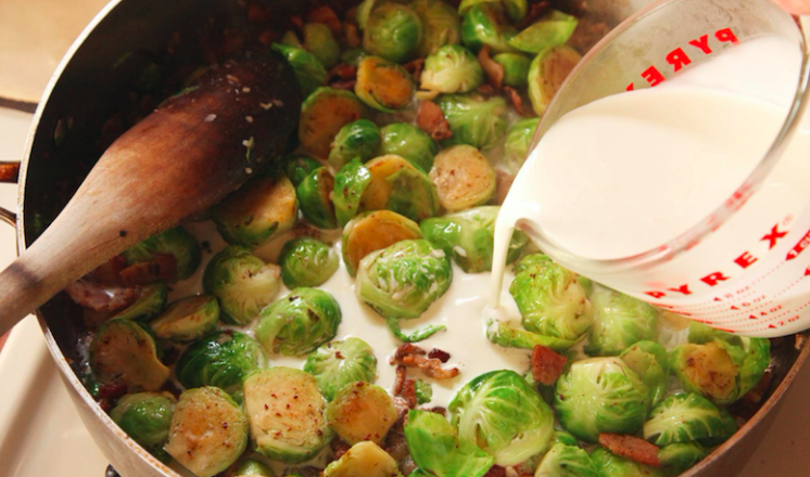 This is the reason why you should always cook your Brussels sprouts in milk!