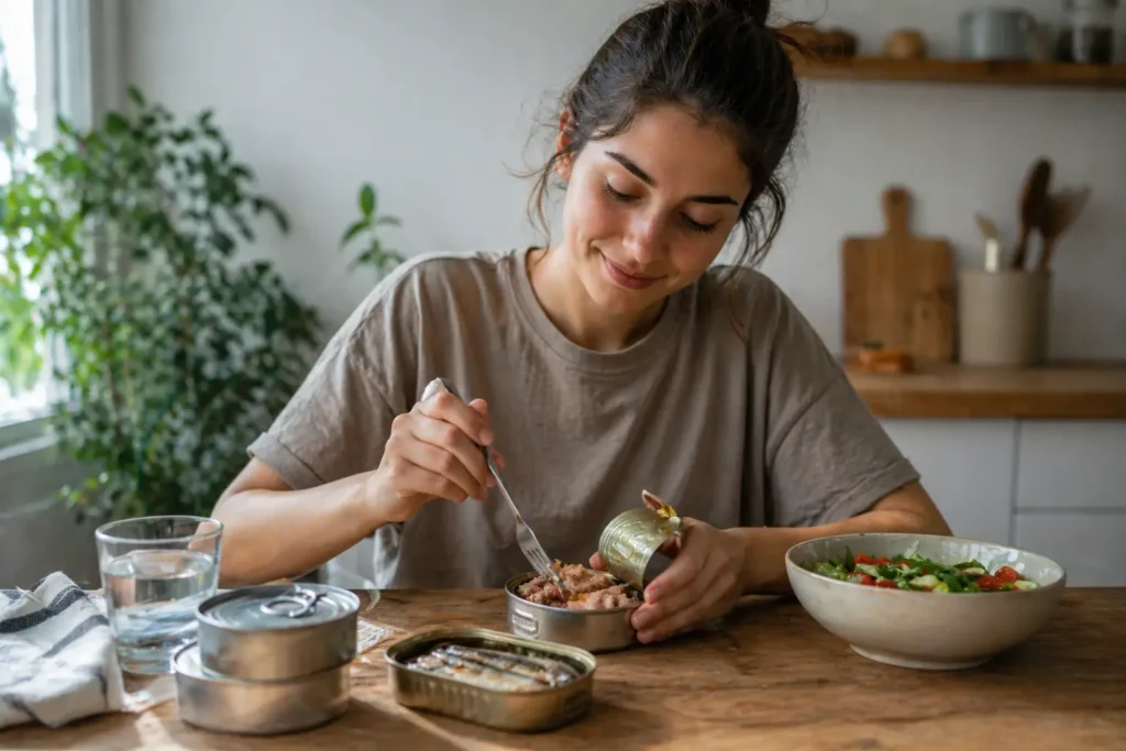 She Ate Nothing But Canned Fish For 1 Week