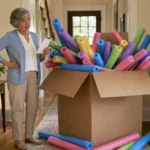 She Accidentally Ordered a Giant Box of Pool Noodles