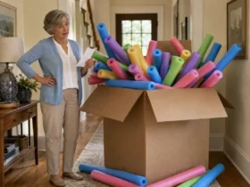 She Accidentally Ordered a Giant Box of Pool Noodles