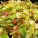 Fried Cabbage with Bacon and Onions